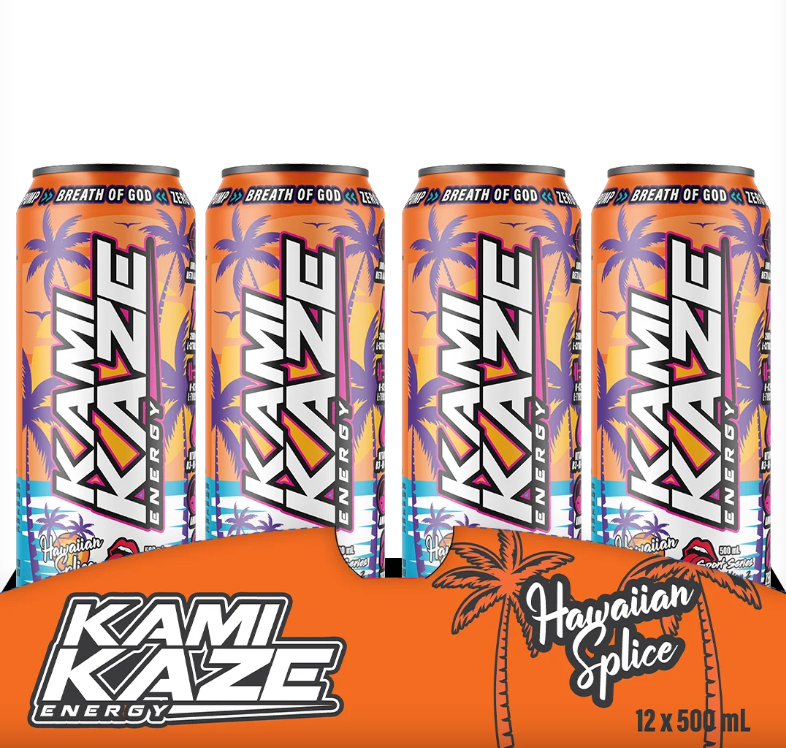 Kamikaze Energy Cans 12 PACK