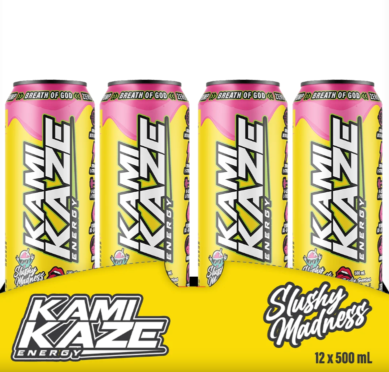 Kamikaze Energy Cans 12 PACK