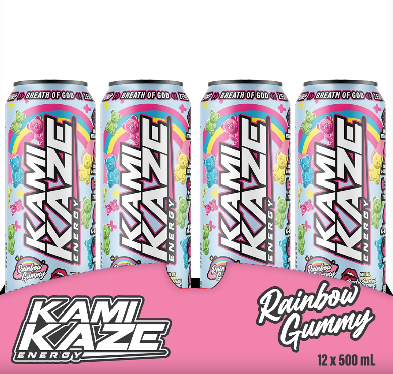 Kamikaze Energy Cans 12 PACK
