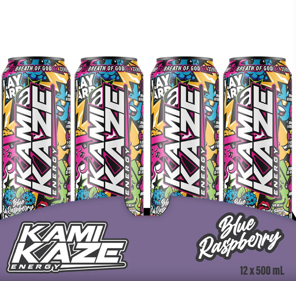 Kamikaze Energy Cans 12 PACK